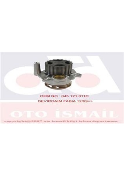 PA806 PA806 Devirdaim Su Pompası Polo / Cordoba 02- Ibiza / Fabia 1.9 Sdı