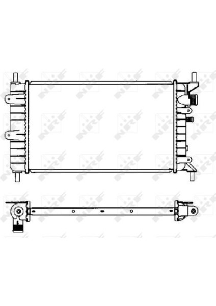 504437 Motor Radyatoru Escort cl 1.6 Cvh 90-95 504437 Oem