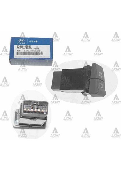 Mobıs 9361043800 9361043800 Arka Cam Su Anahtarı H100 Minibüs 97