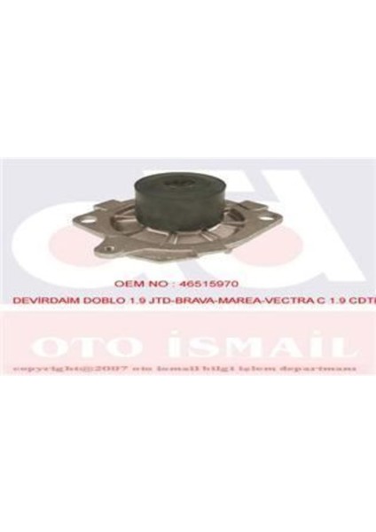 PA672 PA672 Devirdaim Su Pompası Doblo Marea Bravo Stilo / Astra H Vectra C Insignia 1.9 Cdtı 1.9 Jtd