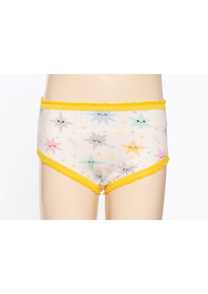 Yıldız 6'lı Kız Çocuk Desenli Külot Q3540 fiyatları