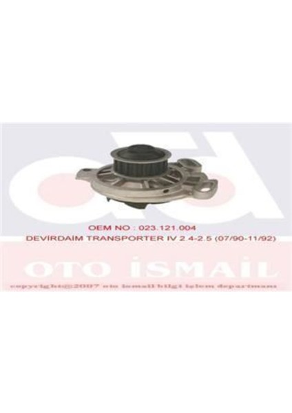 PA424 PA424 Devirdaim Su Pompası Transporter T4 2.4d