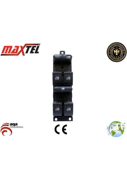 18206001 18206001 Cam Düğmesi Ön Sol Bora Golf Iv Passat 9 Fişli