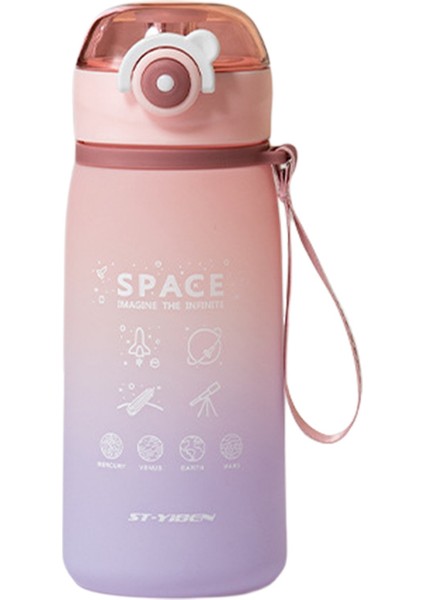 Eternal 630 ml Su Şişesi Bpa Ücretsiz Motivasyonel Plastik Zaman Işaretleyici Suluk Matara (Yurt Dışından)