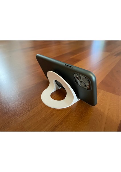 2'li Modern Kıvrımlı Telefon Standı