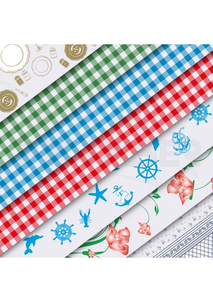 Tek Kullanımlık Masa Örtüsü Karışık - 100 x 150 cm - (10ad/Rulo) - Koli
