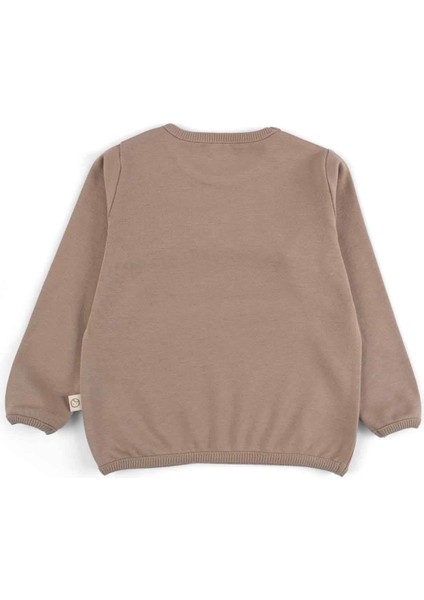 Organik Pamuk Sweatshirt Kahve fiyatları