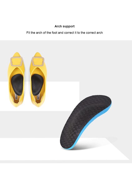 Spor Avuç Içi ve Ayak Pedi Düz Kemer Desteği Yarım Yastık Iç ve Dış Sekiz Şekilli Ortopedik Ayak Pedi (Yurt Dışından) indirimleri