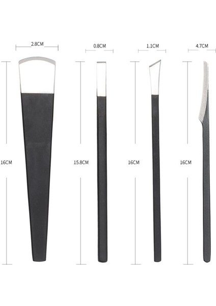 Adet/takım Siyah Paslanmaz Çelik Pedikür Bıçağı Profesyonel Pedikür Bıçağı Seti Ayak Bakımı Aracı Tırnak Aracı Kiti Çanta ile Ev (Yurt Dışından) fiyatları