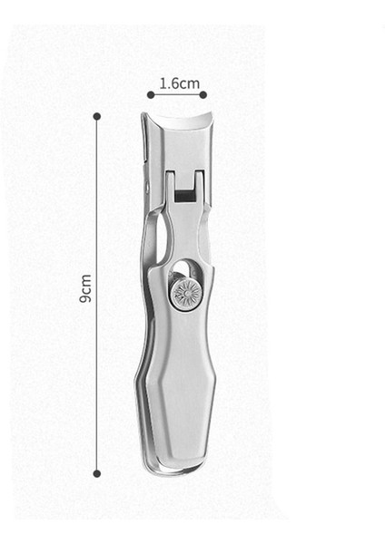 Guangdong Spirit Ultra Keskin Tırnak Makası Büyük Geniş Çene Açma Kesici Kalın Çiviler Için Emniyet Kilidi ile Batık Ayak Tırnağı Anti Sıçrama Düzeltici (Yurt Dışından)