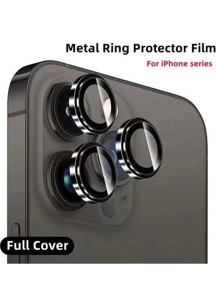 Apple iPhone 15 Pro Ve 15 Pro Max Uyumlu %100 Safir Çizilmez Kamera Lens Koruyucu