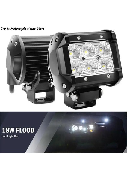 2020 Yeni 18W LED Çalışma Işığı 4WD Offroad Spot Sis Atv Suv Ute Jeep Için Sürüş Lambası (Yurt Dışından)