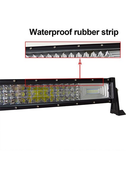 Sadece Bir Kablolama Kiti Stili Auxting LED Işık Çubuğu Çalışma Işığı 7d LED Çubuk 3 Sıralı 4x4 Kamyon Atv Araba Offroad Sürüş Düz Işık Çubuğu (Yurt Dışından) fırsatları