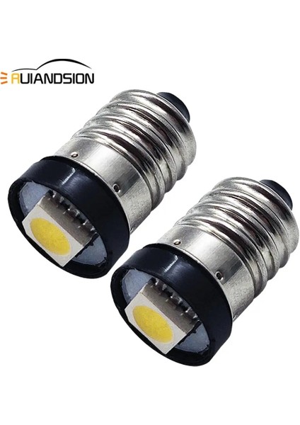 24V Tarzı Beyaz V 6V 12V 24V 4300K ​​esmd Vida Dişli Bisiklet Kuyruk Işık Makinesi LED Eski El Feneri Ampulü Değiştirin 6000K Sıcak Beyaz Amber (Yurt Dışından)
