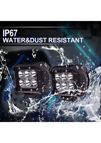 18W LED Çalışma Işığı 4WD Offroad Spot Sis Atv Suv Ute Jeep Için Sürüş Lambası (Yurt Dışından) modelleri
