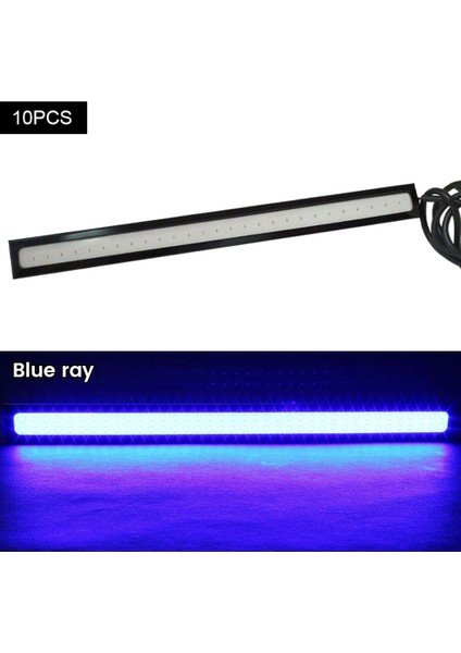 Mavi Stil Et Super Brightnem Araba LED Çalışma Işık Şeridi Cob Gündüz Çalışan Işık Dc Su Geçirmez Sis Lambası Carro Voiture (Yurt Dışından)