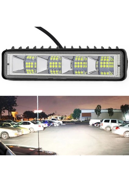 1 Adet L16 Stili LED Güçlendirme Lam LED Düz Çalışma Işığı Spot Işın Çubuğu Araba Suv LED Offroad Sürüş Sis Lambaları (Yurt Dışından) fırsatları