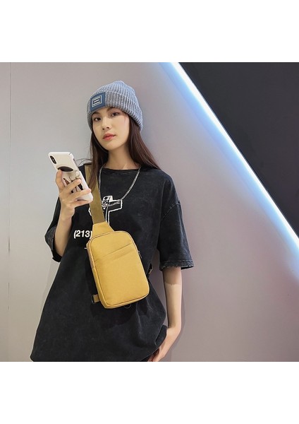 Göğüs Çantası Kadın Çantası Omuz Crossbody Çanta Spor Küçük Omuz Çantası (Yurt Dışından) modelleri