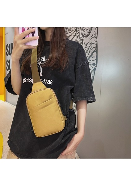 Göğüs Çantası Kadın Çantası Omuz Crossbody Çanta Spor Küçük Omuz Çantası (Yurt Dışından) fırsatları