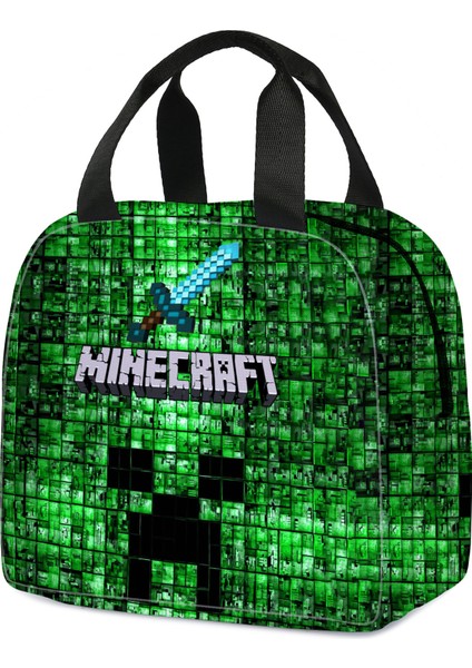 Minecraft Anime Ilk ve Ortaokul Öğrencileri Öğle Yemeği Paketi Çocuk Buz Torbası (Yurt Dışından) indirimleri