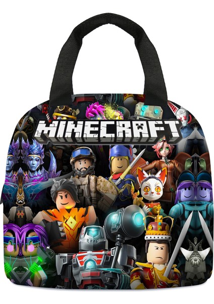 Minecraft Anime Ilk ve Ortaokul Öğrencileri Öğle Yemeği Paketi Çocuk Buz Torbası (Yurt Dışından)