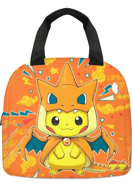 Ilkokul ve Ortaokul Öğrencileri Için Pokemon Pikachu Öğle Yemeği Paketi (Yurt Dışından)
