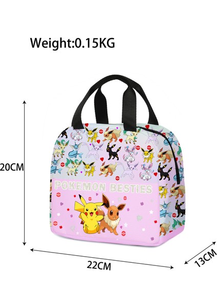 Ilkokul ve Ortaokul Öğrencileri Için Pokemon Pikachu Öğle Yemeği Paketi (Yurt Dışından) fiyatları