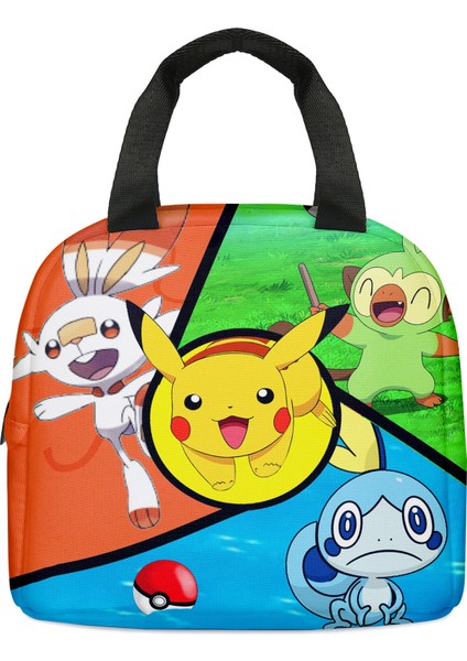 Ilkokul ve Ortaokul Öğrencileri Için Pokemon Pikachu Öğle Yemeği Paketi (Yurt Dışından)