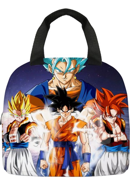 Dragon Ball Karikatür Dragon Ball Ilkokul ve Ortaokul Öğrencileri Öğle Yemeği Çantası Çocuk Buz Torbası (Yurt Dışından)