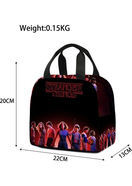 Stranger Things Çocuk Öğle Yemeği Çantası Ilkokul Öğle Yemeği Kutusu Çantası Buz Torbası (Yurt Dışından) modelleri