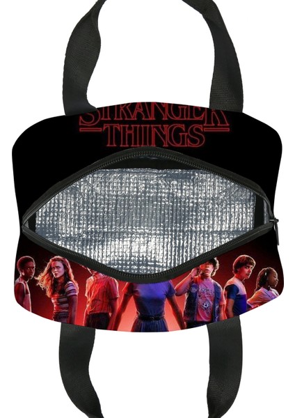 Stranger Things Çocuk Öğle Yemeği Çantası Ilkokul Öğle Yemeği Kutusu Çantası Buz Torbası (Yurt Dışından) indirimleri