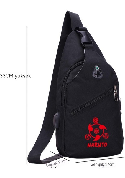 Naruto Göğüs Çantası Crossbody Çanta Küçük Sırt Çantası Öğrenci Omuz Çantası Bel Çantası (Yurt Dışından) fiyatları