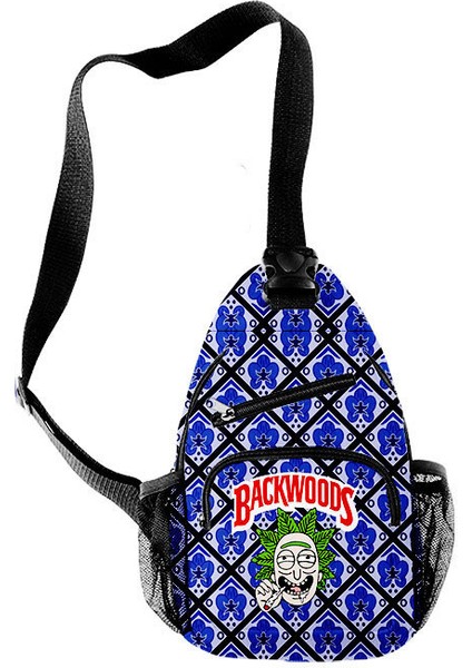 Backwoods Rick Morty Su Geçirmez Omuz Çantası Crossbody Çanta Göğüs Çantası (Yurt Dışından)