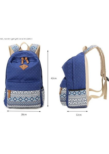 Kanvas Çanta Kadın Etnik Tarzı Sırt Çantası Kadın Seyahat Sırt Çantası (Yurt Dışından) fiyatları