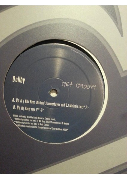 Dollby – Do It -  Get Groove Tech House Vinly Plak Alithestereo