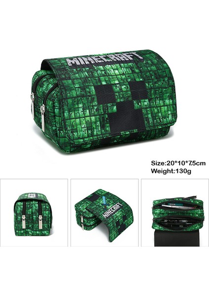 Minecraft Ilkokul Öğrencisi Minecraft Kalem Çantası Kalem Kutusu (Yurt Dışından) fiyatları
