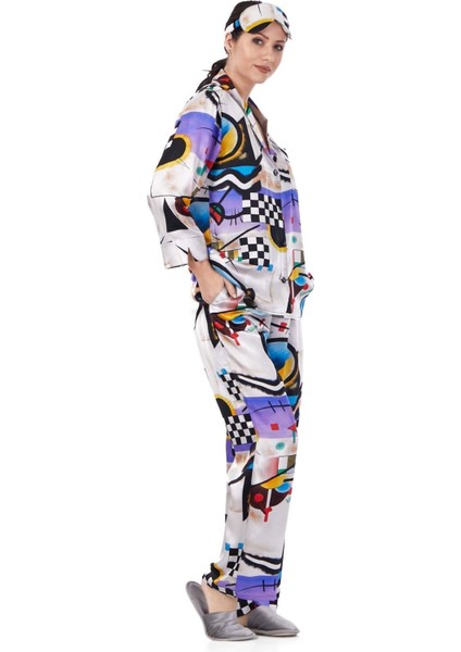 Ipek Gömlek Pantolon-Pijama Takımı | Kandinsky Collective | Nomads Felt