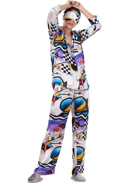 Ipek Gömlek Pantolon-Pijama Takımı | Kandinsky Collective | Nomads Felt