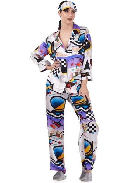 Ipek Gömlek Pantolon-Pijama Takımı | Kandinsky Collective | Nomads Felt