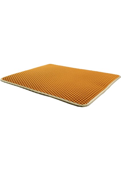 Claire Elekli Kedi Kumu Paspası 45 x 60 cm Sarı