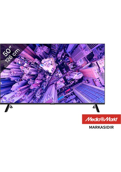 PQ50FMN252 50" 127 Ekran Uydu Alıcılı 4K Ultra HD Smart LED TV