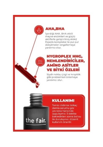 the fair. Aha Bha Cilt Yenileyici Serum Ve Decubal Dudak Ve Kuru Bölge Balmı