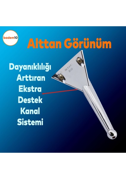 Gonca Lüks Mobilya Kanepe Sehpa Tv Ünitesi Koltuk Ayağı 20 Cm Krom Baza Ayakları