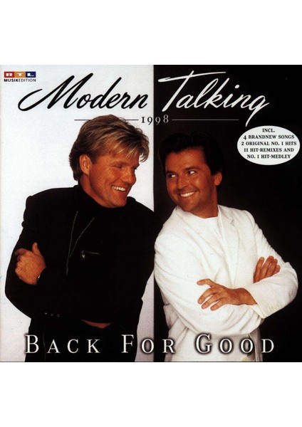 Modern Talking - Back For Good CD (plak değil)
