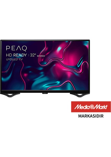 PQ32DAL04 32'' 80 Ekran Uydu Alıcılı HD Ready HDR D-Dual LED TV