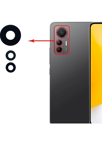 Xiaomi 12 Lite Uyumlu Kamera Lensi Cam Full 2203129G