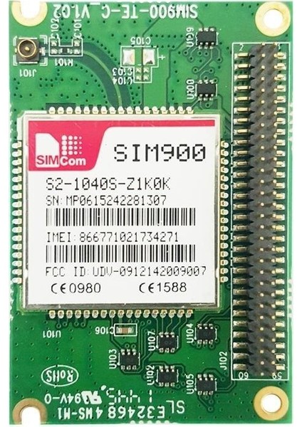 SIMCom SIM900 GSM GPRS Modül - SIM900-TE-C