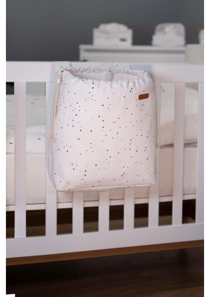 Yatak Yanı Oyuncak Sepeti Cosmos Beyaz Organik Pamuk fırsatları