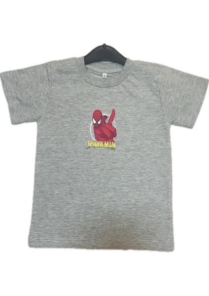 Örümcek Adam Baskılı Çocuk Tshirt