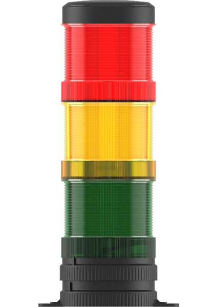 Ø66 3 Kat Modüler Işıklı Kolon Multi LED Taban Montaj